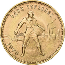 Russie, Chervonetz, 10 Roubles, 1976, Saint-Pétersbourg, Or, SPL, KM:85