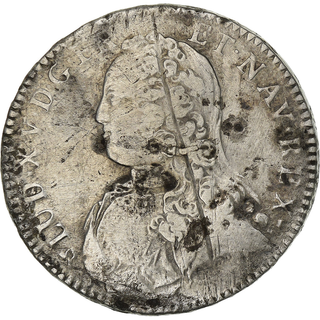 Frankreich, Louis XV, 1/2 ECU, 44 Sols, 1/2 Écu aux branches d'olivier, 1732