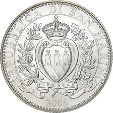 San Marino, 5 Euro, Melchiorre Delfico, 2006, Rome, Silver, MS(65-70), KM:472