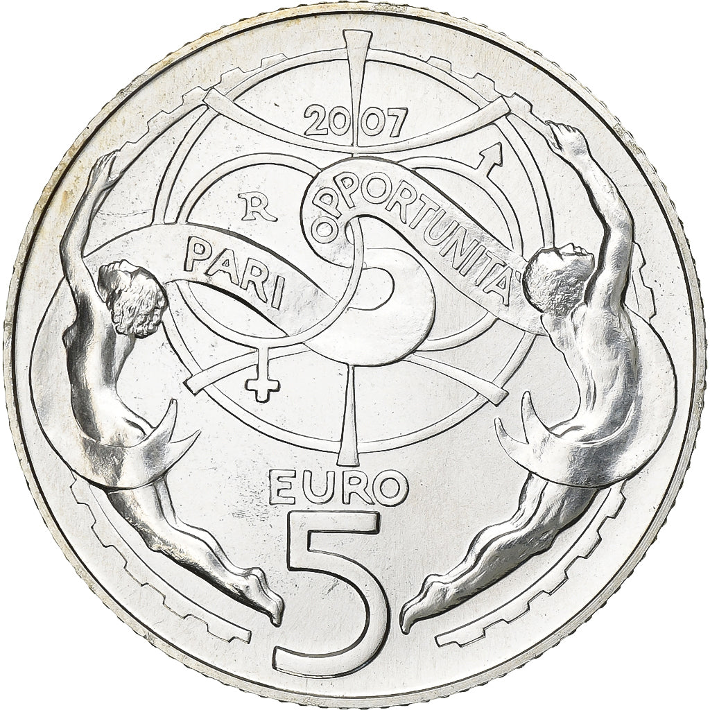 San Marino, 5 Euro, 2007, Rome, Silver, MS(65-70), KM:473