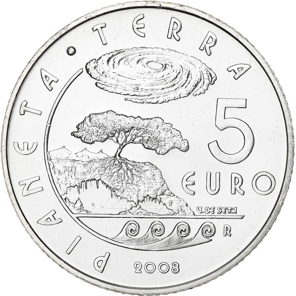 San Marino, 5 Euro, 2008, Rome, MS(65-70), Silver, KM:512