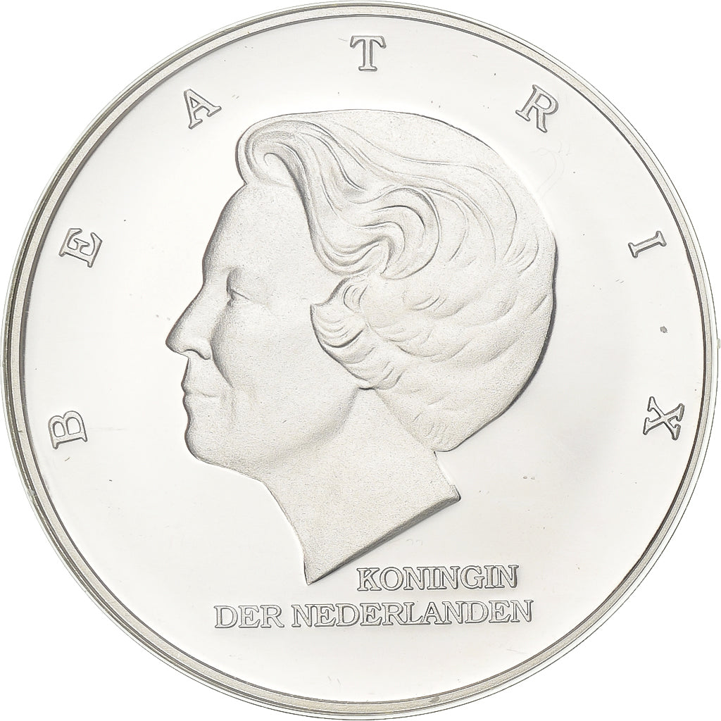 Pays-Bas, Beatrix, 10 Gulden, 1997, Utrecht, Argent, FDC, KM:224