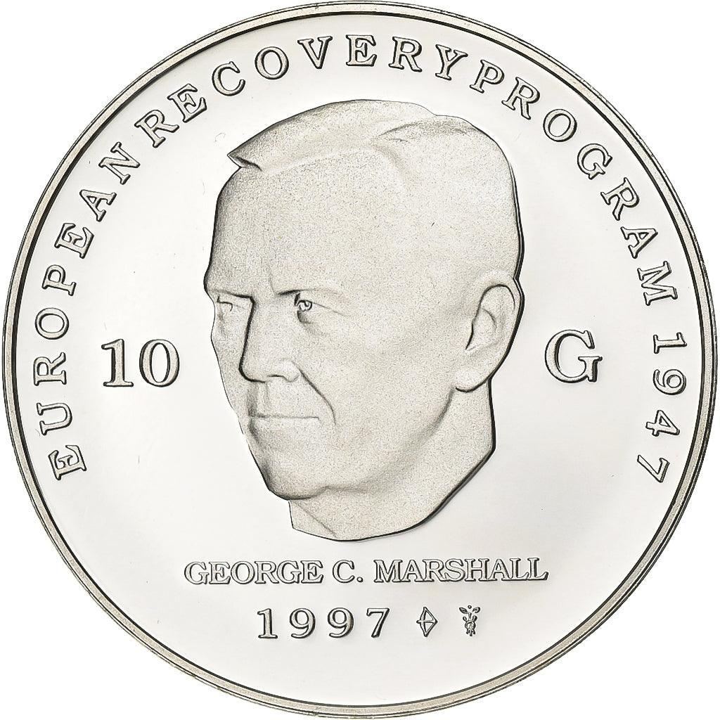 Pays-Bas, Beatrix, 10 Gulden, 1997, Utrecht, Argent, FDC, KM:224