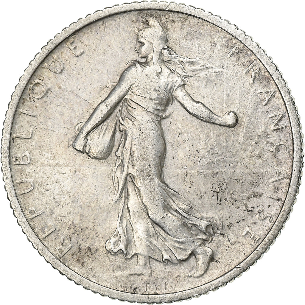 Francia, Franc, Semeuse, 1900, Paris, Argento, BB, Gadoury:467, KM:844.1