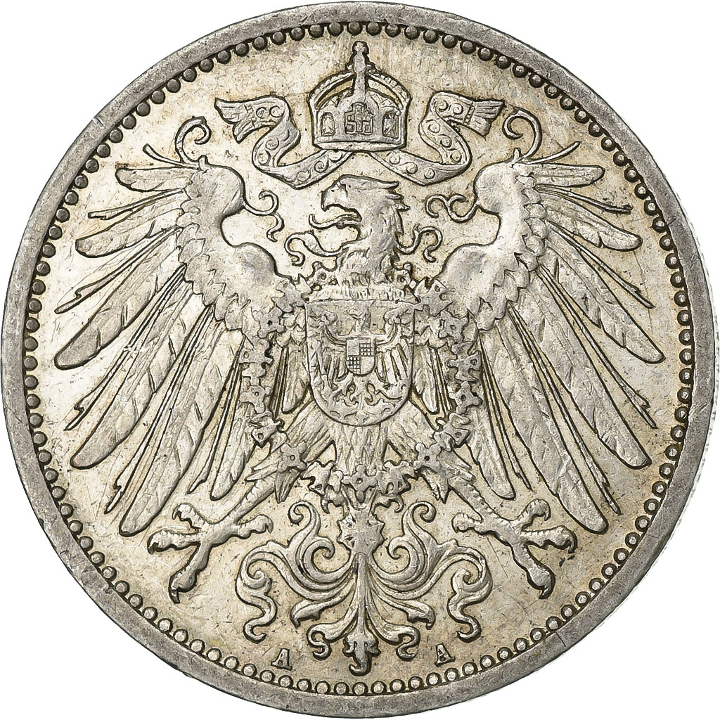 German Empire, Wilhelm II, Mark, 1905, Berlin, Silber, VZ, KM:14