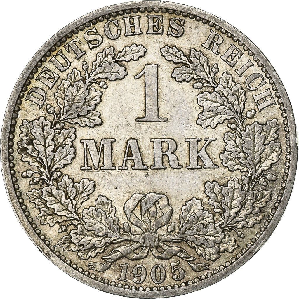 German Empire, Wilhelm II, Mark, 1905, Berlin, Silber, VZ, KM:14