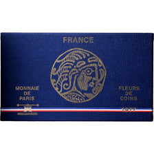 France, Coffret 1 c. à 50 frs., 1977, MDP, série FDC, MS(65-70)