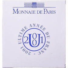 France, 5 Francs, Semeuse, 2001, Paris, BU, Silver, MS(65-70), KM:1309