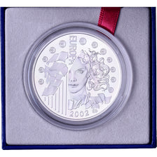 France, 1-1/2 Euro, Proof, 2002, Paris, Silver, MS(65-70), KM:1301