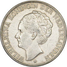 Netherlands, Wilhelmina I, 2-1/2 Gulden, 1931, Utrecht, Silver, AU(50-53)