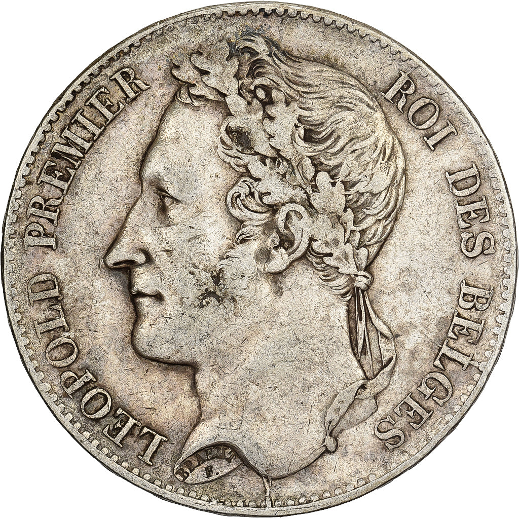 Belgium, Leopold I, 5 Francs, 5 Frank, 1849, Silver, VF(30-35), KM:3.2