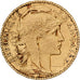 França, 20 Francs, Marianne Coq, 1900, Paris, Dourado, EF(40-45), Gadoury:1064