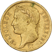 France, Napoléon I, 40 Francs, 1808, La Rochelle, Rare, Or, TTB, Gadoury:1083
