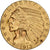 États-Unis, $5, Half Eagle, Indian Head, 1913, Philadelphie, Or, TTB+, KM:129