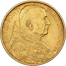Vatican, Pius XI, 100 Lire, 1933-1934, Gold, MS(63), KM:19