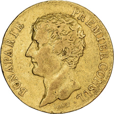 Francja, Napoleon I, 20 Francs, An XI, Paris, Złoto, VF(30-35), Gadoury:1020