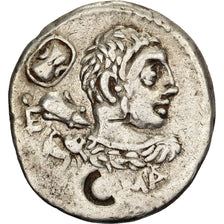 Cornelia, Denarius, 100 BC, Rome, Argento, MB+, Crawford:329/1a