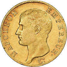 France, Napoleon I, 40 Francs, 1806, Paris, Gold, AU(55-58), KM:1317
