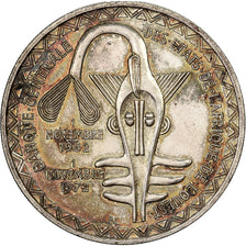 West African States, 500 Francs, 1972, Silver, MS(63), KM:7