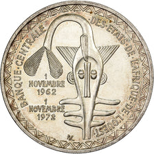 West African States, 500 Francs, 1972, Silver, MS(60-62), KM:7