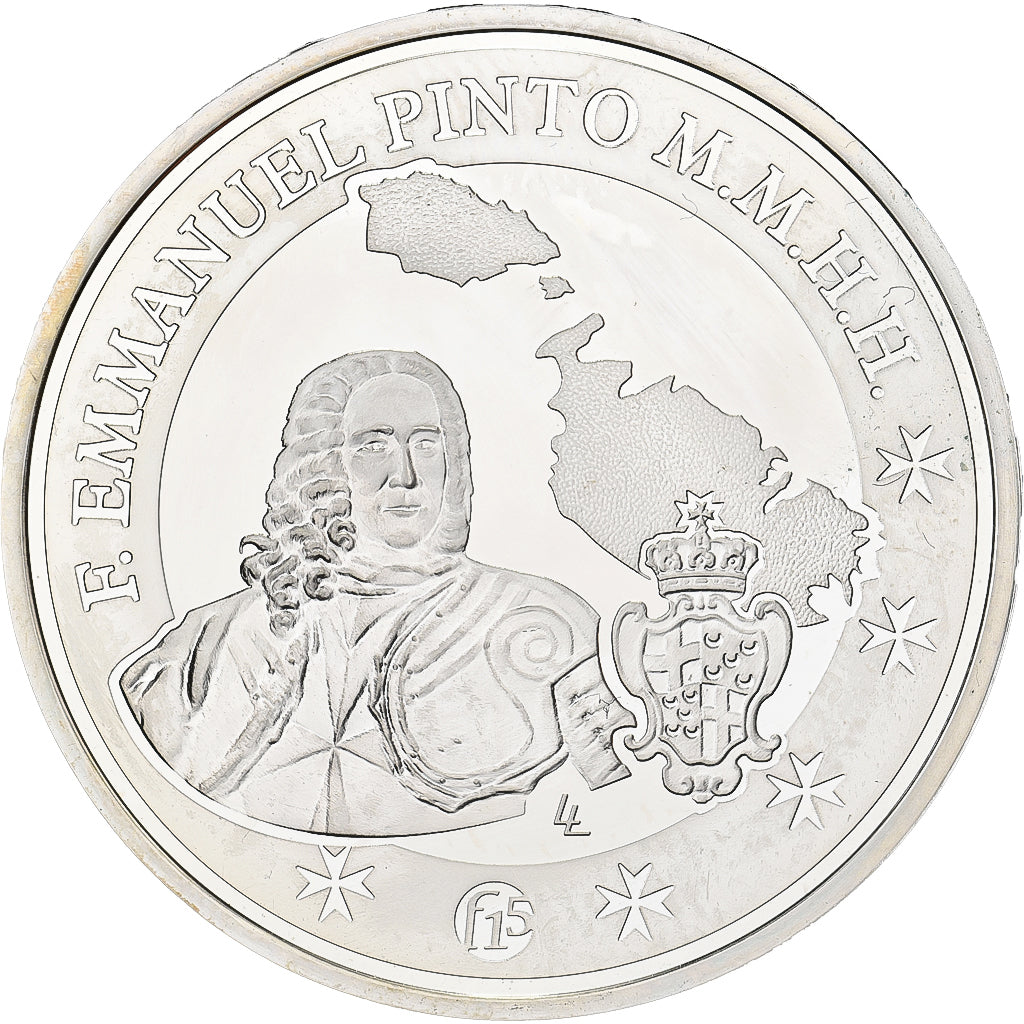 Malta, 10 Euro, Emmanuel Pinto, Proof, 2013, Brussels, Silver, MS(65-70)