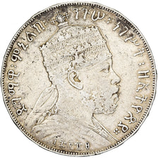 Ethiopia, Menelik II, Birr, 1897, Paris, Silver, VF(20-25), KM:5