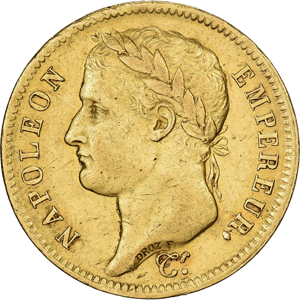 Frankreich, Napoleon I, 40 Francs, 1812, Paris, Gold, SS+, Gadoury:1084, Le