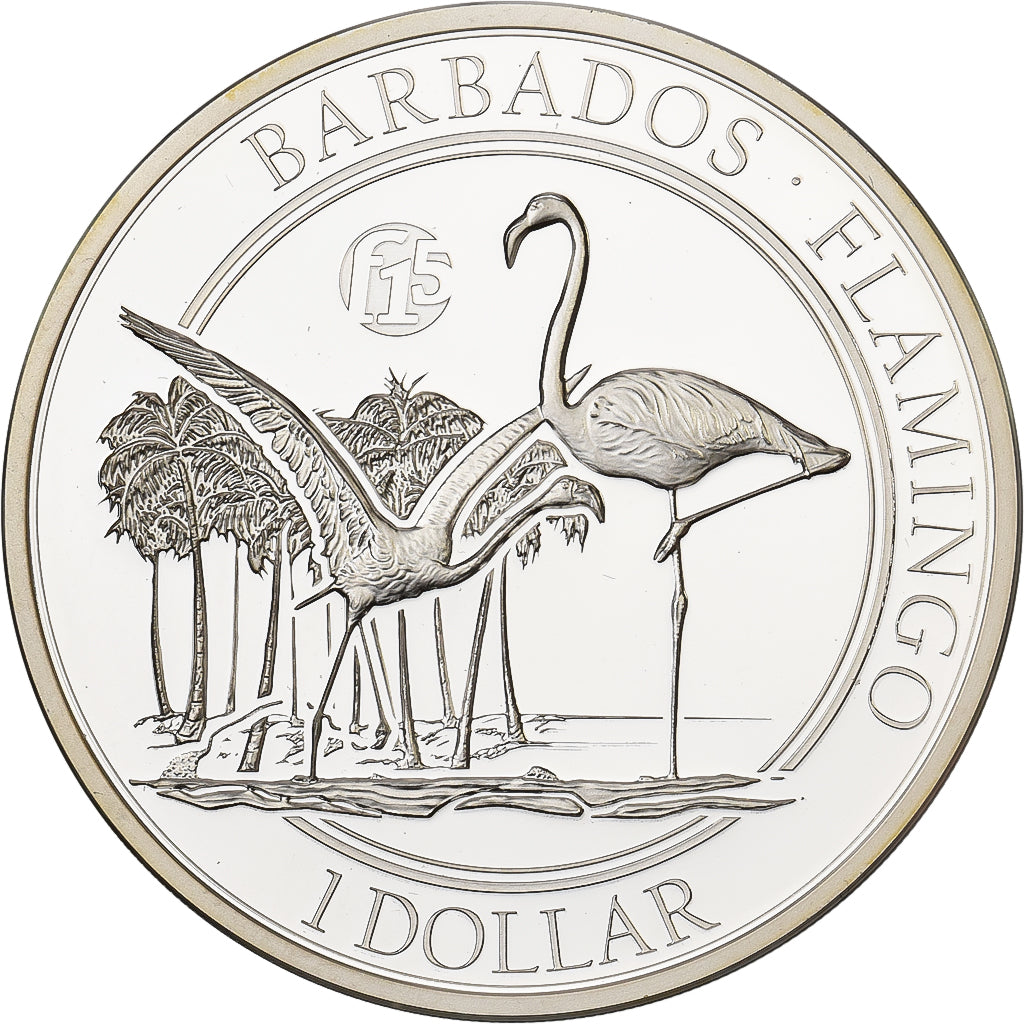 Barbados, Dollar, 2017, Karlsfeld, 1 Oz, F15, Silber, STGL