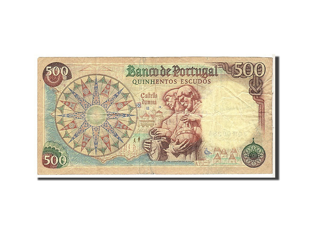 Banknote, Portugal, 500 Escudos, 1966, KM:170a, VF(30-35)