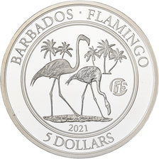 Barbados, Dollar, 2021, Karlsfeld, 1 Oz, F15, Silver, MS(65-70)