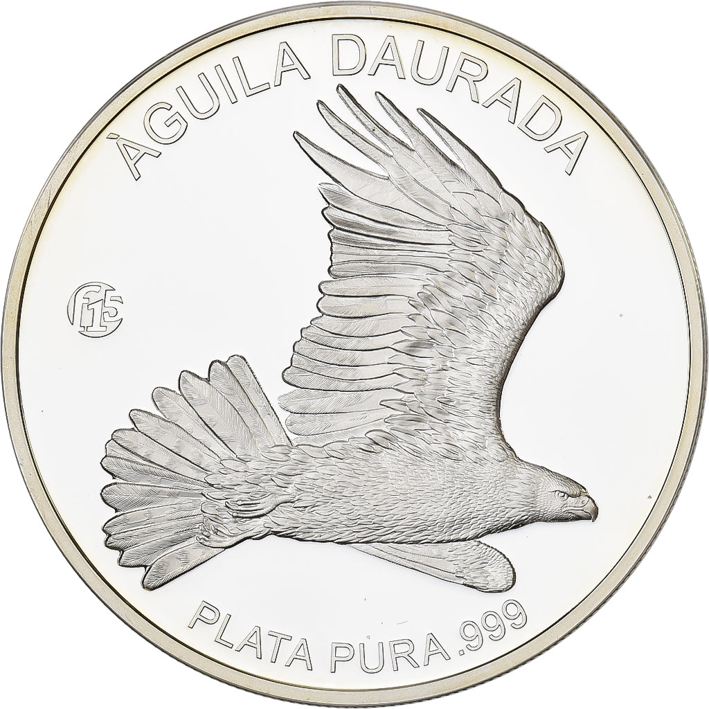 Andorra, 5 Diners, Aguila Daurada, 2013, F15, Prata, MS(65-70)