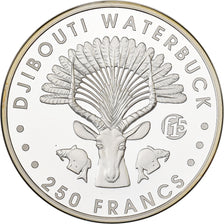 Djibouti, 250 Francs, 2018, Karlsfeld, 1 Oz, F15, Silver, MS(65-70)