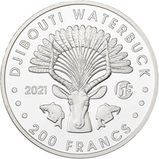 Djibouti, 200 Francs, 2021, Karlsfeld, 1 Oz, F15, Silver, MS(65-70)
