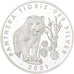 Laos, 500 Kip, Panthera Tigris, 2021, F15, Silver, MS(65-70)