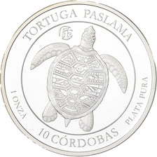 Nicaragua, 10 Cordobas, Tortuga Paslama, 1 Oz, F15, 2017, Karlsfeld, Silver