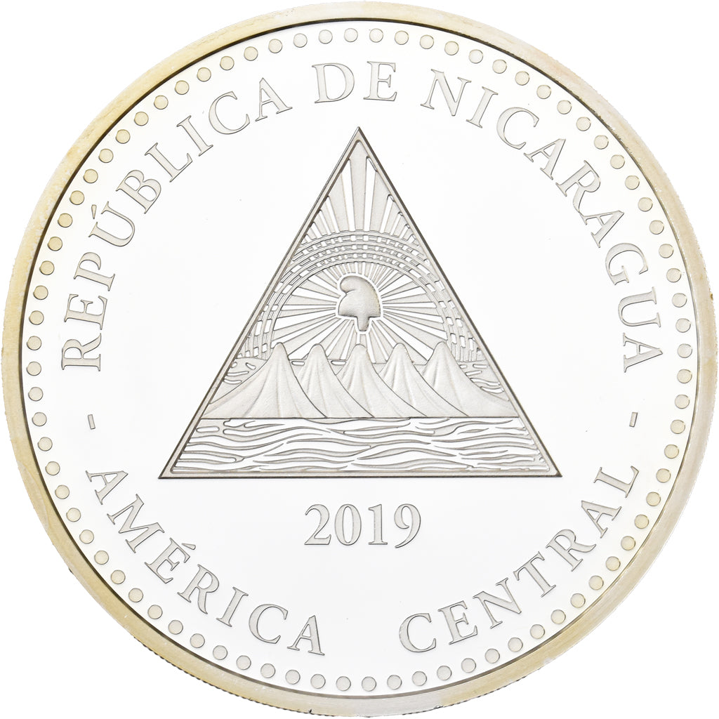 Nicaragua, 10 Cordobas, Tortuga Paslama, 1 Oz, F15, 2019, Karlsfeld, Silber