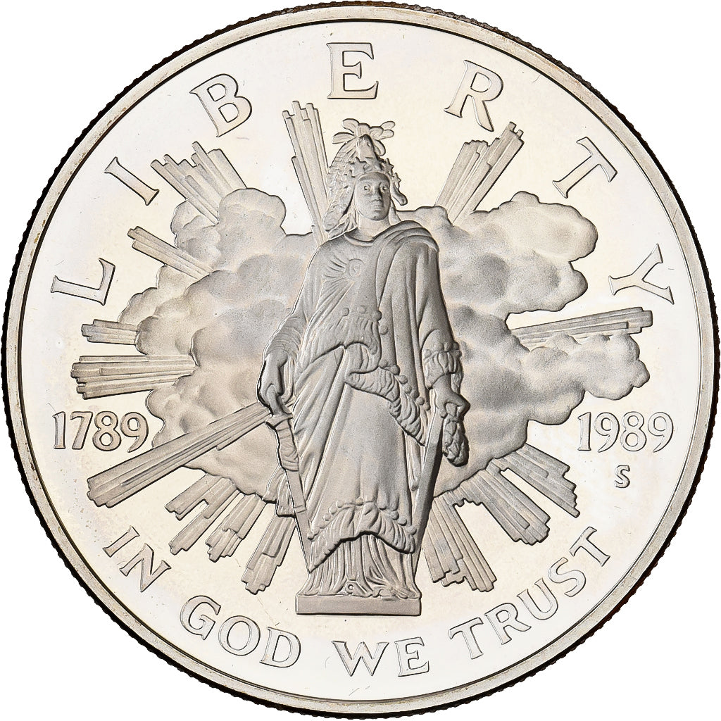 Vereinigte Staaten, Dollar, 1989, San Francisco, Silber, STGL, KM:225