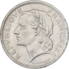 Francia, 5 Francs, Lavrillier, 1950, Paris, Aluminio, EBC+, Gadoury:766a