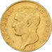França, 40 Francs, Napoléon I, AN 13, Paris, Dourado, EF(40-45), Gadoury:1081
