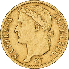 Francja, 20 Francs, Napoléon I, 1811, Lille, Złoto, EF(40-45), Gadoury:1025