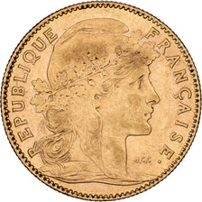 Frankrijk, 10 Francs, Coq, 1899, Paris, Goud, ZF+, Gadoury:1017, Le Franc:F.509