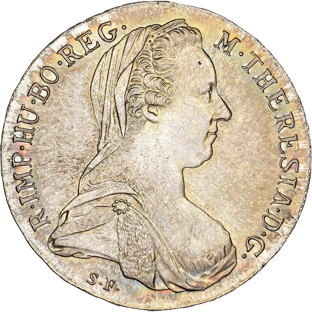 Autriche, Maria Theresa, Thaler, 1780, Vienne, Refrappe, Argent, SPL, KM:1866.2