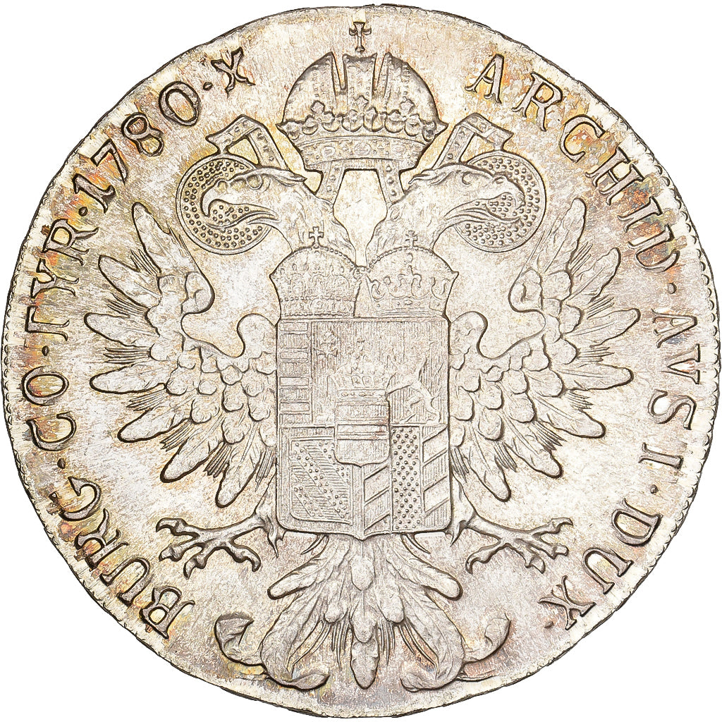 Autriche, Maria Theresa, Thaler, 1780, Vienne, Refrappe, Argent, SPL, KM:1866.2