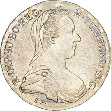 Austria, Maria Theresa, Thaler, 1780, Vienna, Restrike, Silver, MS(63)
