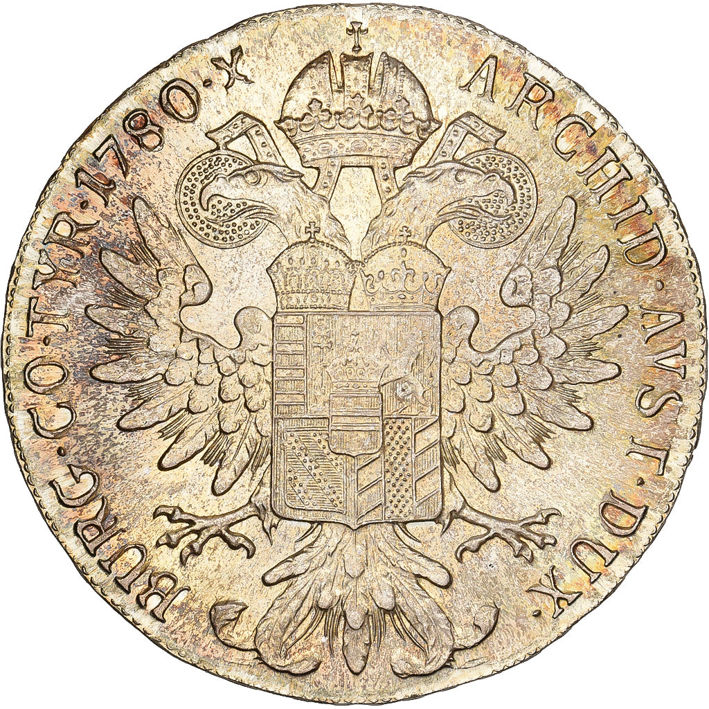 Austria, Maria Theresa, Thaler, 1780, Vienna, Restrike, Silver, MS(63)