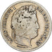 Francia, Louis Philippe I, 2 Francs, 1840, Strasbourg, Plata, BC, KM:743.3