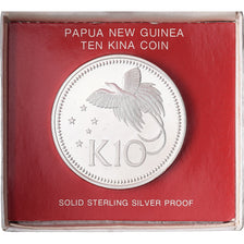 Papua New Guinea, 10 Kina, 1979, Franklin Mint, Proof, Silver, MS(65-70), KM:8a