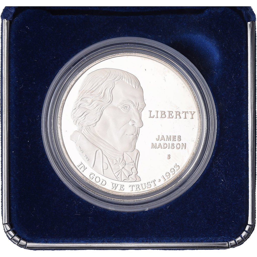 United States, Dollar, Bill of Rights, 1993, U.S. Mint, Proof, Silver