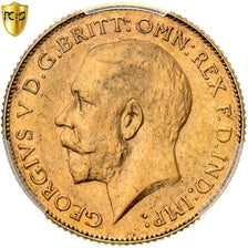 Zuid Afrika, George V, 1/2 Sovereign, 1923, Pretoria, Proof, Goud, PCGS PR55