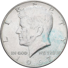 United States, Half Dollar, Kennedy Half Dollar, 1967, Philadelphia, Silver